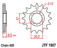 Звезда передняя JT JTF1907.13