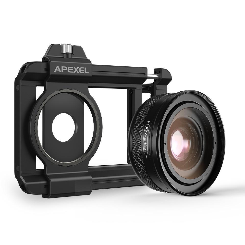 Об'єктив макро 100 мм для телефона Apexel APL-ZM100 зум 10-20X, фото 1