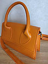 Сумка жіноча з екошкіри міні оранжева MK20-32-1, фото 3