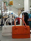 Сумка жіноча з екошкіри міні оранжева MK20-32-1, фото 4