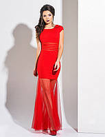 Женское вечернее платье длинное в пол по фигуре Modna KAZKA MKENG3017