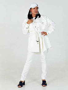 Штани жіночі прямі джинсові молоко літні Ланс Modna KAZKA MKSH2642-2