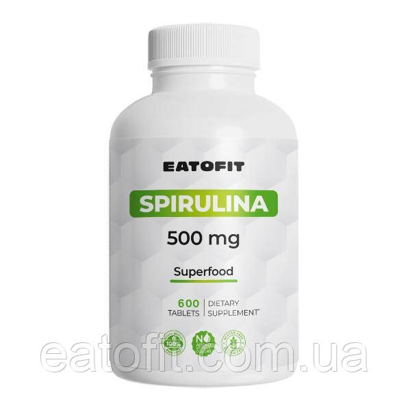 Спіруліна (Spirulina) 500 мг 600 таблеток ETF-91715x2