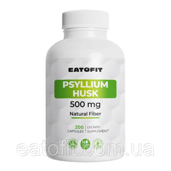 Псиліум лушпиння насіння подорожника (Psyllium Husk) 400 мг 200 капсул ETF-91739x2