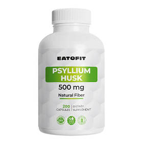 Псиліум лушпиння насіння подорожника (Psyllium Husk) 400 мг 200 капсул ETF-91739x2