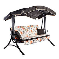 Садова диван-гойдалка Ost-Fran BALI, лонета Меджік Аранча/тексілк 2657