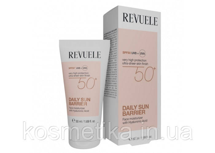 Сонцезахисний крем д/обл. Revuele SUN BARRIER SPF 50+, 50 мл