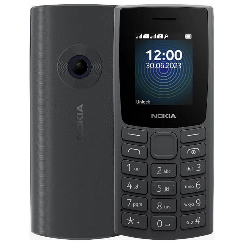 Мобільний телефон Nokia 110 2023 Dual Sim Charcoal, фото 1