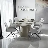 Комплект крісел з м'якою оббивкою Daya, світло-сірий (2 штуки), фото 3