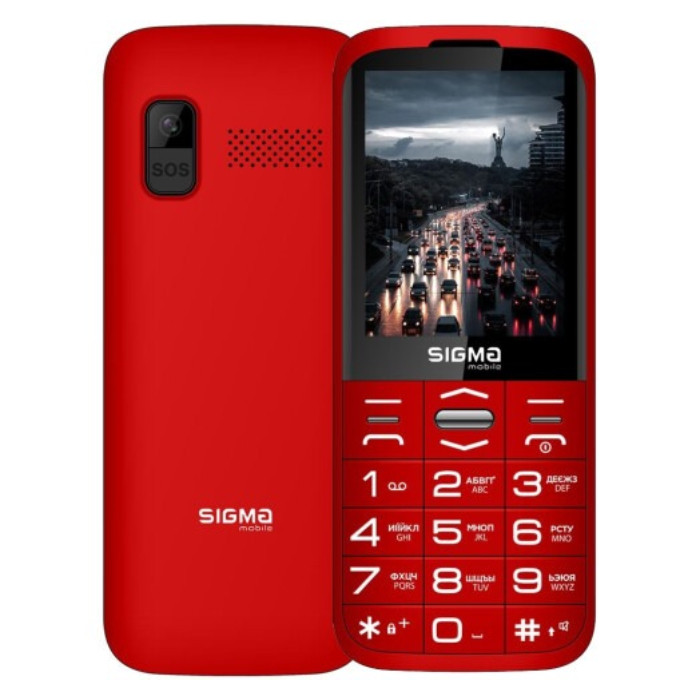Мобільний телефон Sigma mobile Comfort 50 Grace Dual Sim Red, фото 1