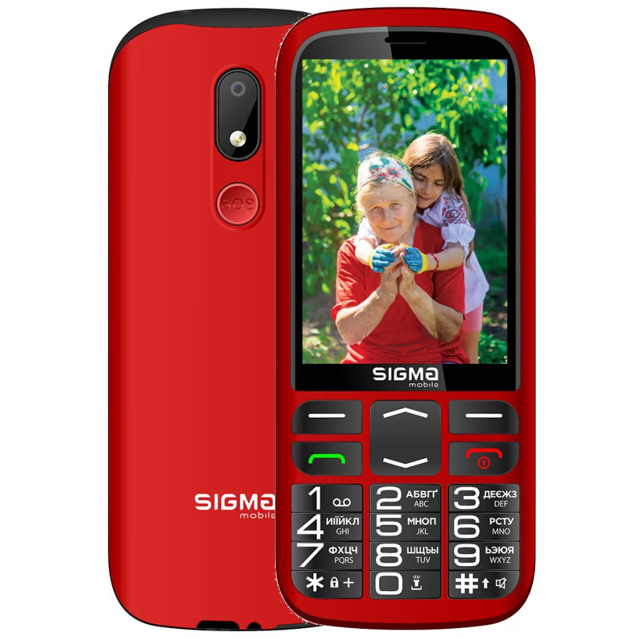 Мобільний телефон Sigma mobile Comfort 50 Optima Type-C Dual Sim Red (4827798122327), фото 1