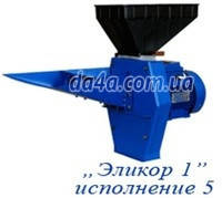 Зернодробілка Елікор 1 зерно + качанці кукурудзи + сінорізка