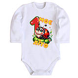 Дитячий боді з принтом - Моє перше літо, фото 2