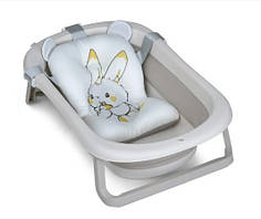 Складана ванночка з термометром та вкладишем ME 1151 PLUS Cool Gray