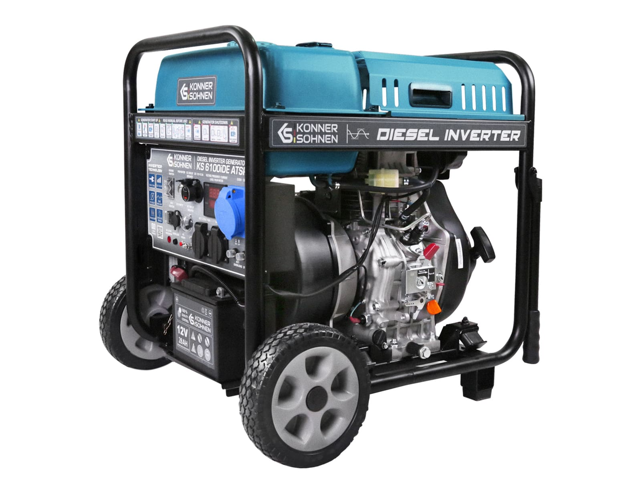 Дизельний інверторний генератор KS 6100iDE ATSR