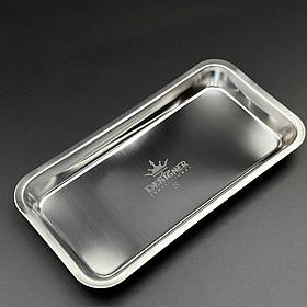 Лоток металевий плоский (22,7х11,7 см) Дизайнер для зберігання інструментів та декору S-size