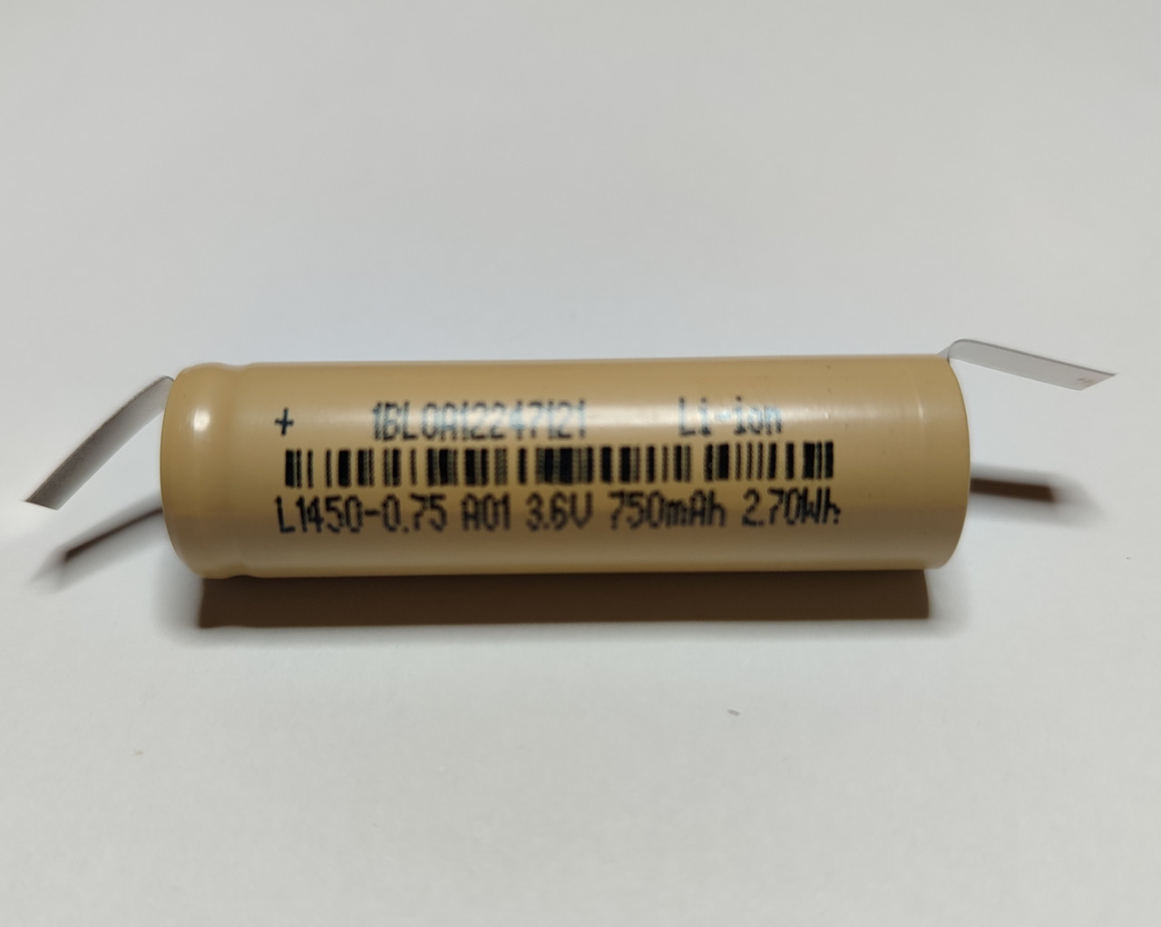 Акумулятор Lithplus 14500 3.7V 750 mAh 1.5A Li-Ion з виведенням