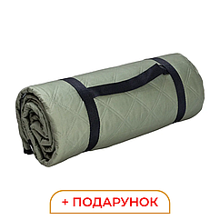 Килимок туристичний 2×2 м каремат з ручкою похідний для кемпінгу складний водонепроникний Lugi