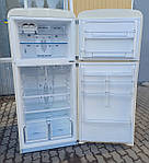 Ретро холодильник Смег Smeg FAB50P NoFrost 530 л бежевий кремовий А++, фото 3