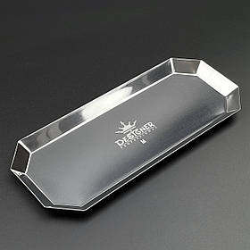 Лоток металевий плоский (23,2х9,7 см) Дизайнер для зберігання інструментів та декору М-size