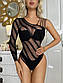Боді сітка, Комбінезон Сітка, Еротична білизна, сексуальний чорний боді, фото 6