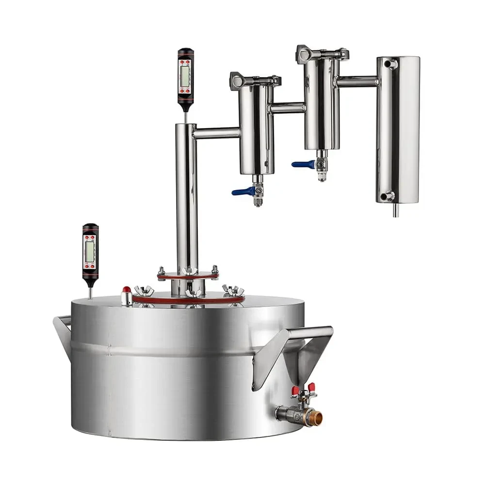 Дистилятор із двома сухопарниками - куб 16 л, фото 1