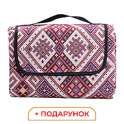 Килимок сумка туристичний 2 м з ручкою похідний для кемпінгу складний Lugi підстилка для пікніка та пляжу