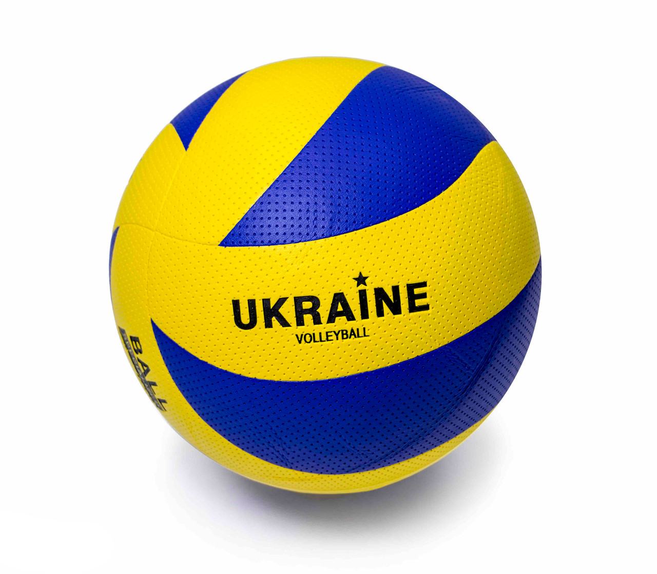 Волейбольний м'яч MINKSA Ukraine (Розмір 5) PU клейка без швів Жовто-Синій 0022-1