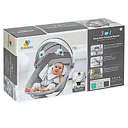 Шезлонг-качалка 3в1 Mastela 8104 з Bluetooth/USB, таймером і пультом, 5 швидкостей заколисування, фото 10