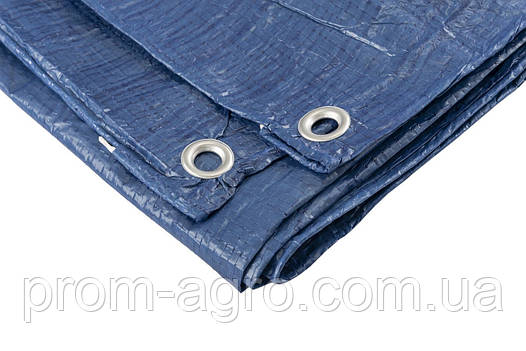 Тент 10х15 м синій (економ) Так, фото 2