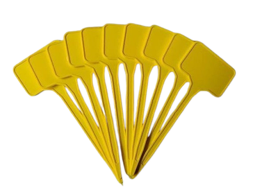 Садові таблички 15см, жовті (уп.10 шт) Так