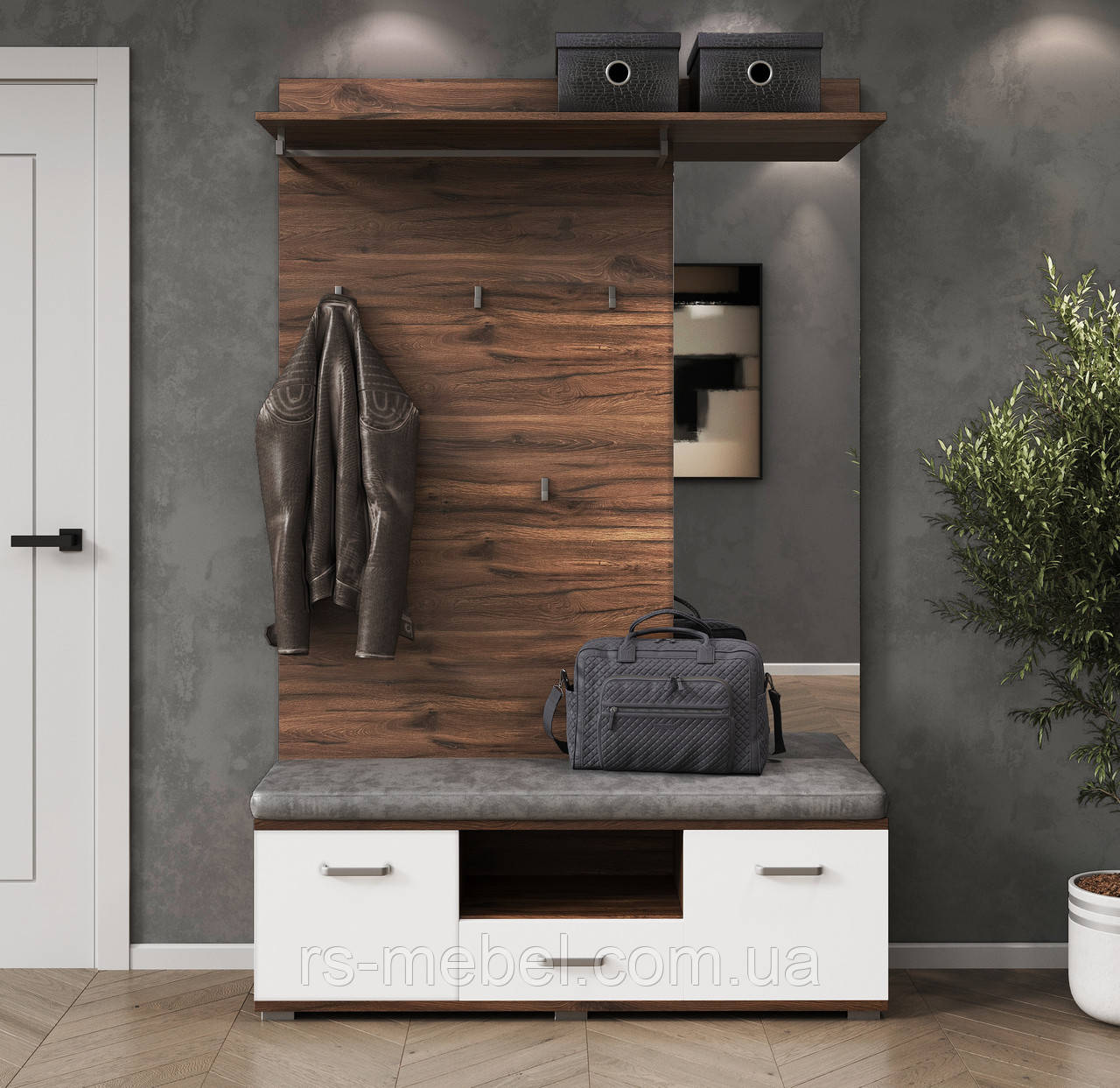 Передпокій "Бруна - дуб ліворно" (Світ Меблів), фото 1