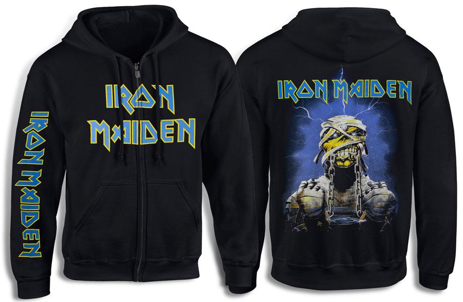 Толстовка на змійці Iron Maiden - Powerslave Mummy