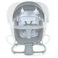 Шезлонг-качалка 4в1 Mastela 8112 — електронний центр для новонароджених, Bluetooth/USB, таймер, 5 швидкостей заколисування, до 18, фото 4