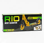 Самокат двоколісний "Best Scooter" RIO, фуксія : колеса PU 145 мм, фото 8