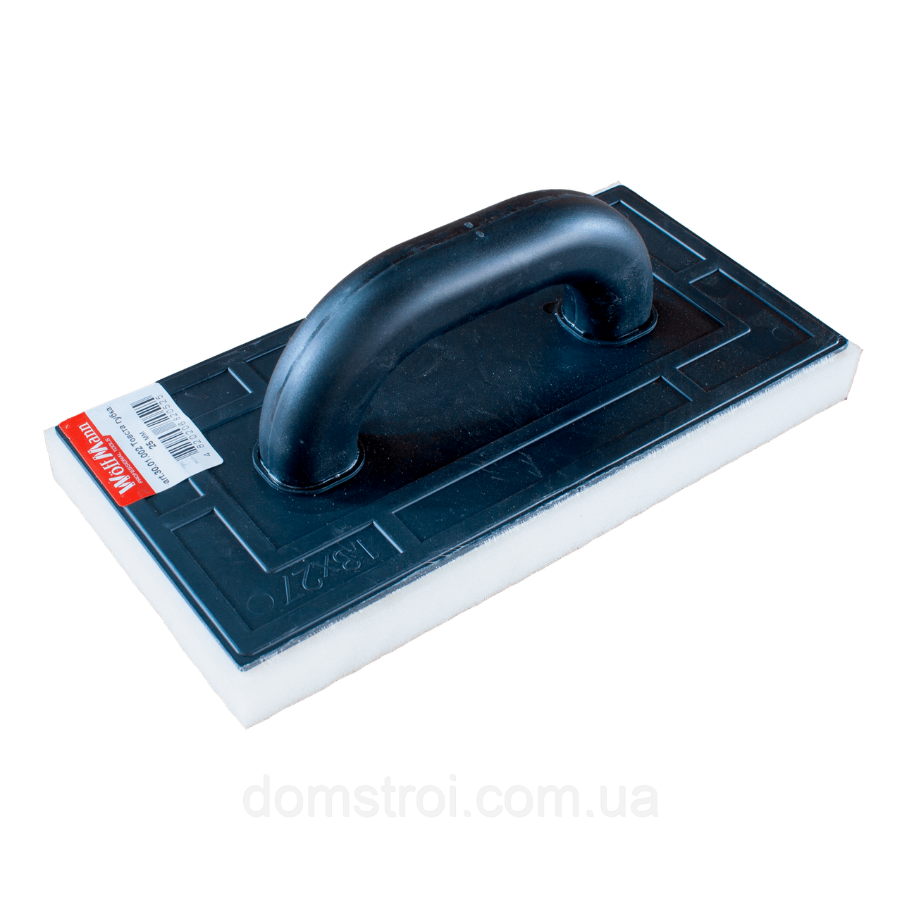 Терка поролон 25 мм фінішна для штукатурки та плитки 130х270 мм