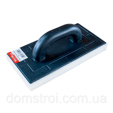 Терка поролон 25 мм фінішна для штукатурки та плитки 130х270 мм, фото 1