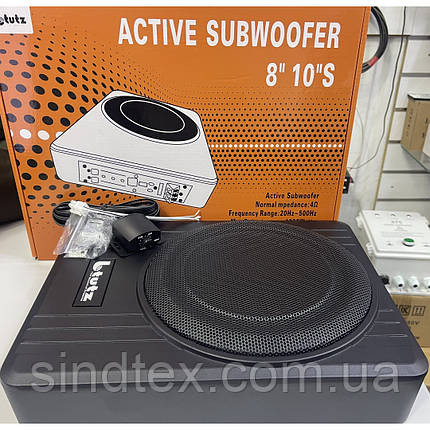 Автомобільний сабвуфер активний 10" 600W під сидіння, фото 3