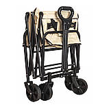 Складаний транспортний візок з регульованою ручкою (66–90 см) 90 л (100 кг) 90 x 47 x 48 см Vorfal V09720, фото 5