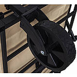 Складаний транспортний візок з регульованою ручкою (66–90 см) 90 л (100 кг) 90 x 47 x 48 см Vorfal V09720, фото 4