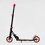 Самокат двоколісний "Best Scooter" RIO, чорний: колеса PU 145 мм, фото 3