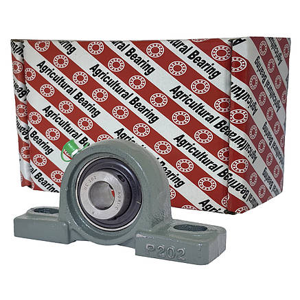 Подшипник в корпусе UCP 202 (UCP202(P204)) AGRI-C, фото 1