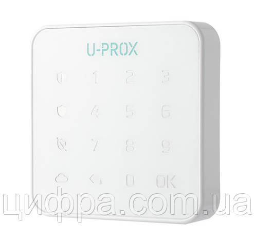 Бездротова сенсорна міні-клавіатура U-Prox Keypad G1 white, фото 1