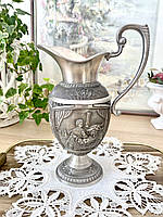 Колекційний олов'яний глечик, харчове олово, Німеччина, Сюжети Рембрандта, дефект