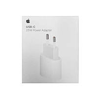 Блок питания для iPhone Apple 25W зарядное для айфона USB C адаптер питания