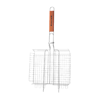 Подвійна хромована решітка GRILL ME BQ-020 (34 x 26 см)
