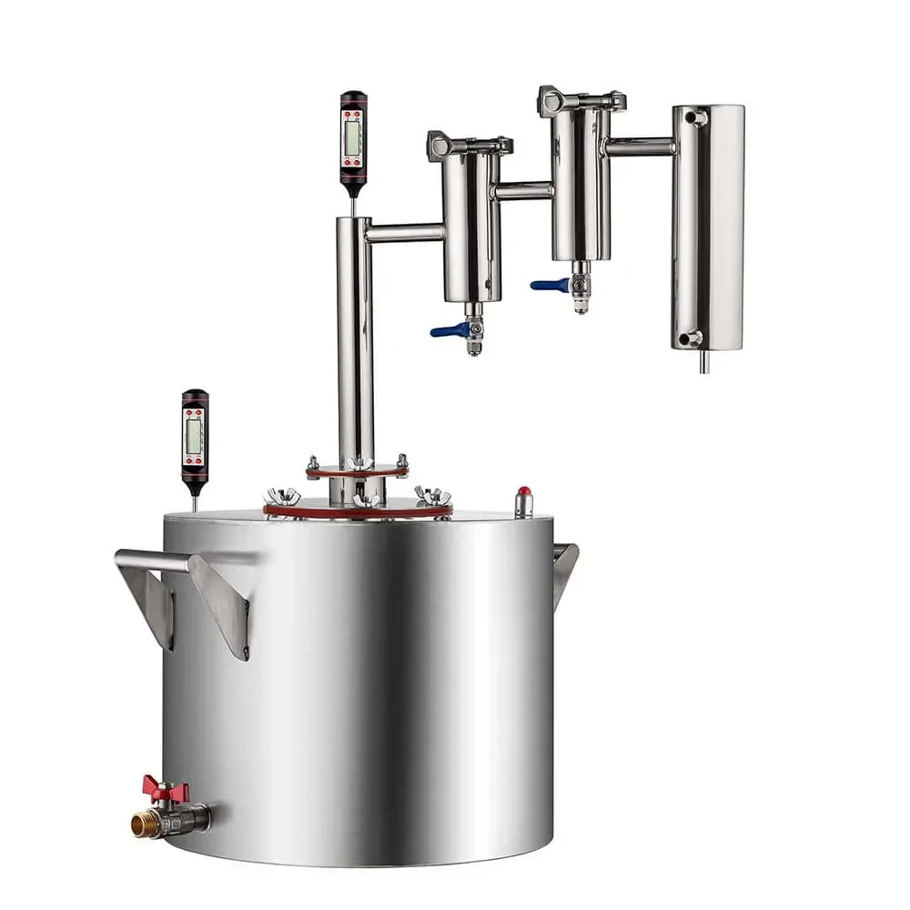 Дистилятор із двома сухопарниками - куб 25 л, фото 1