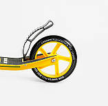 Самокат двоколісний "Best Scooter" RIO, жовтий: колеса PU 145 мм, фото 6
