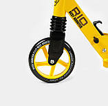 Самокат двоколісний "Best Scooter" RIO, жовтий: колеса PU 145 мм, фото 5