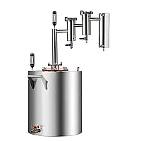 Дистилятор із двома сухопарниками - куб 35 л